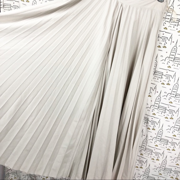 HEIDE OST Pleated Wide Leg Skirt Pants Medium - Picture 2 of 6